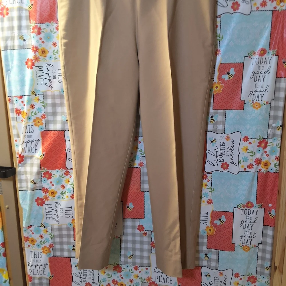 ZOZO POLISHED STRECH PANT W/SIDE ZIP